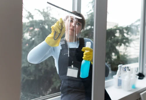 Nettoyage de vitres intérieures et extérieures à la Motte-Fanjas